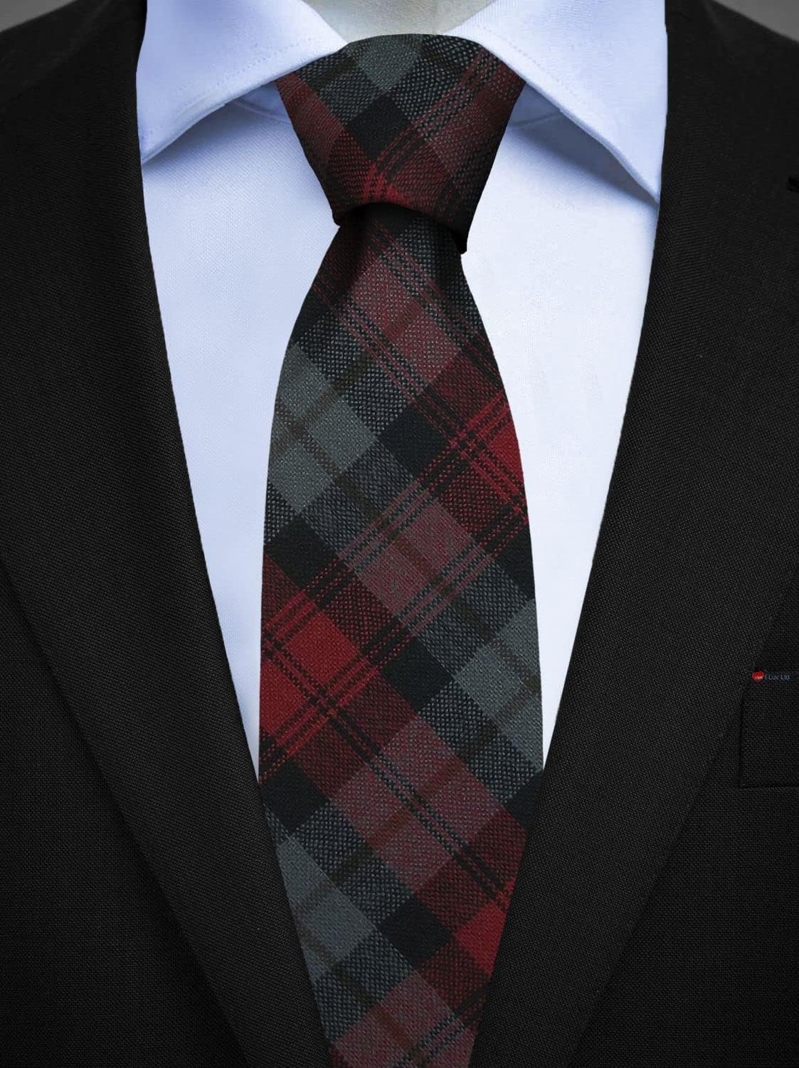 Mens All Wool Tie Woven and Made in Scotland in Maclachlan Weathered Tartan image number 1