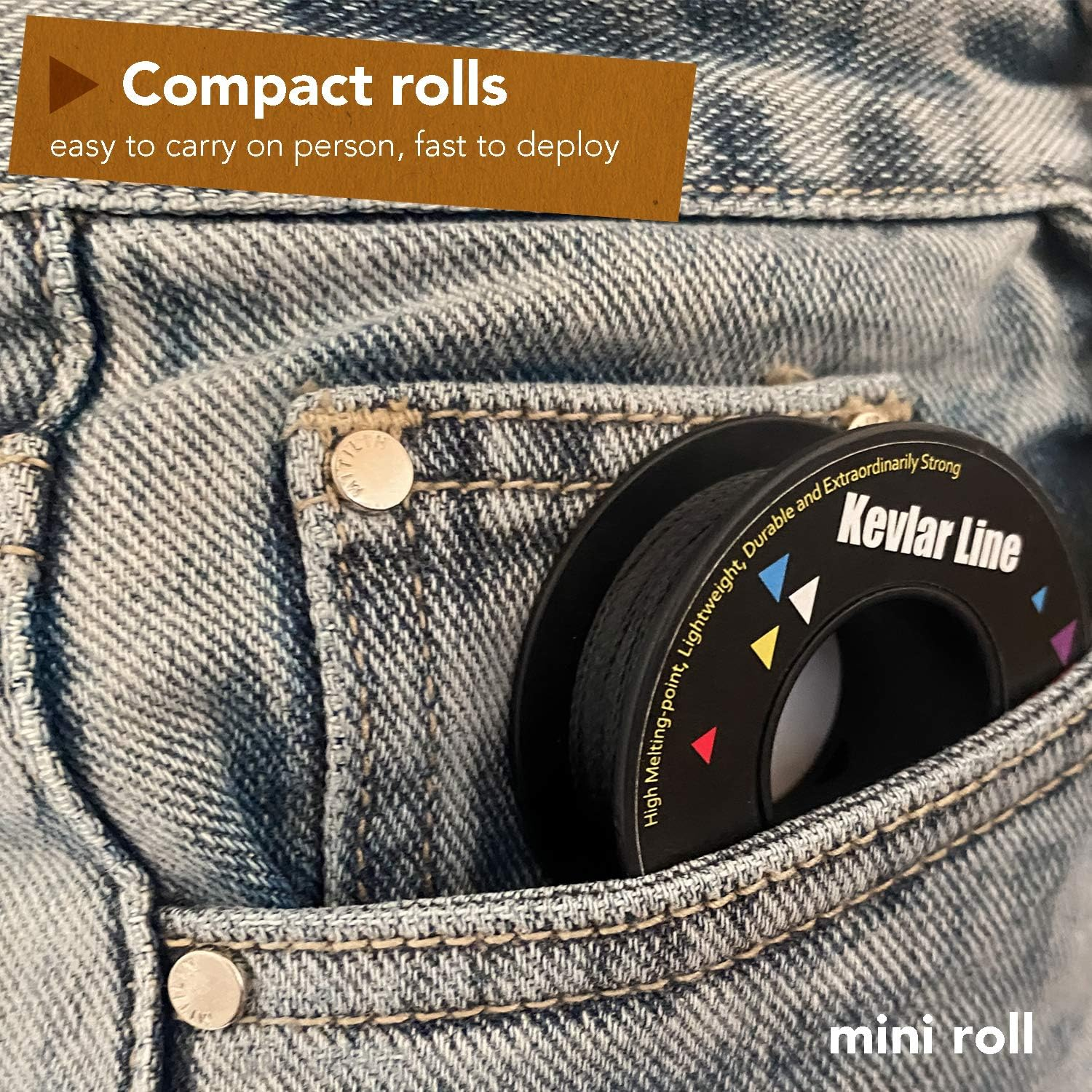 Emma Kites 100% Black Kevlar Braided Cord (0.4~4.6Mm Dia, 50Lb~1800Lb) High Strength, Abrasion Flame Resistant, Tough Survival Tactical Cord Model Rocket Paracord Snare Line Fishing Assist Cord image number 2