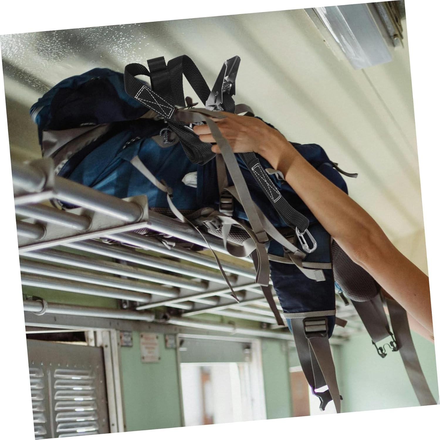 Veemoon Adjustable Luggage Strap for Suitcases Travel Packing with Outdoor Fixing Strap with Blank Tag for Easy Identification And image number 3