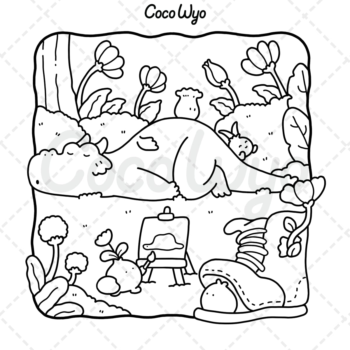 Lala Friends: Coloring Book for Adults and Teens Featuring Dreamy Characters in Imagined Worlds image number 5