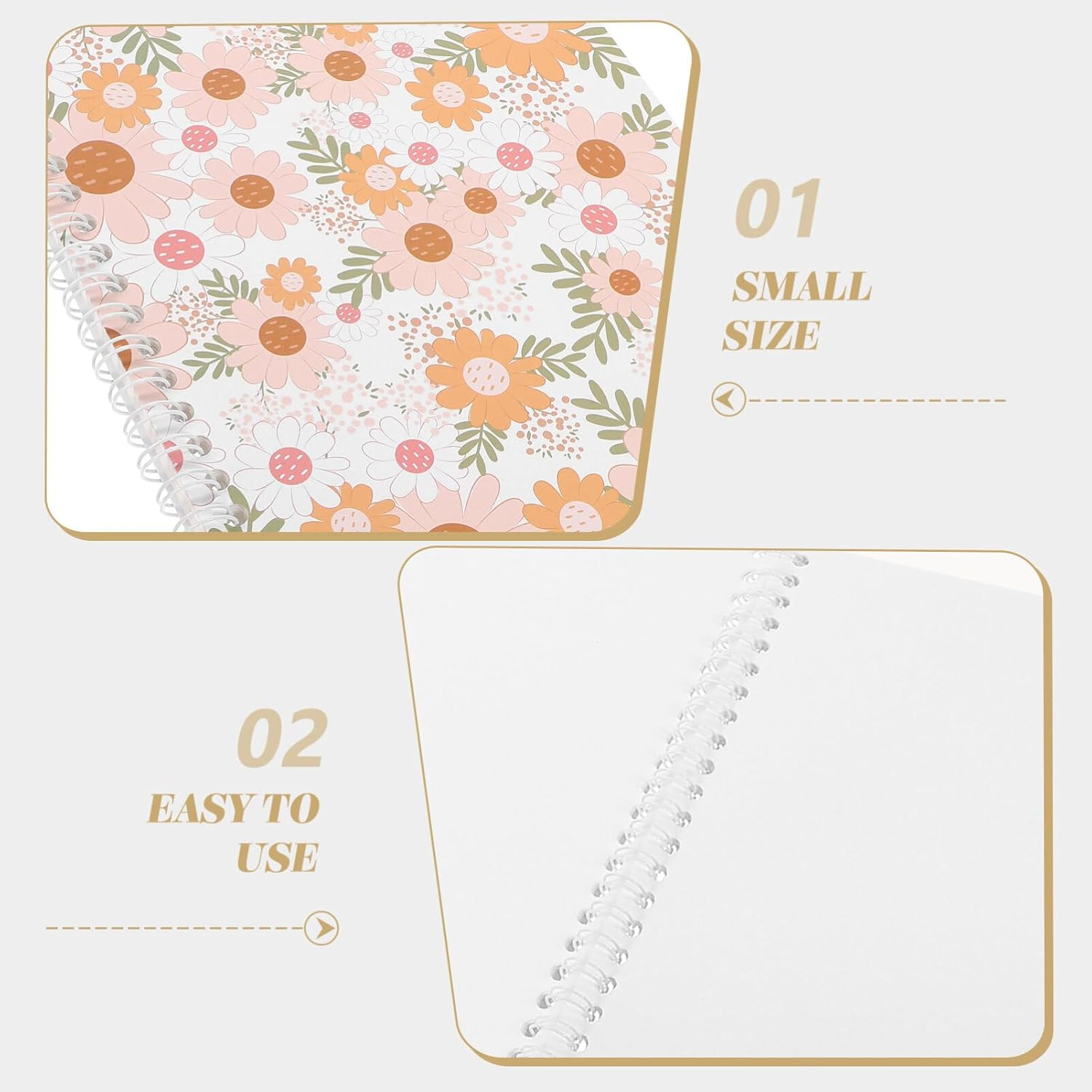 COHEALI Blank Sticker Book Collecting Album Reusable Stickers Storage Organizer Book Release Paper Sticker Keeper Organizer with 32 Sheets - Style 3