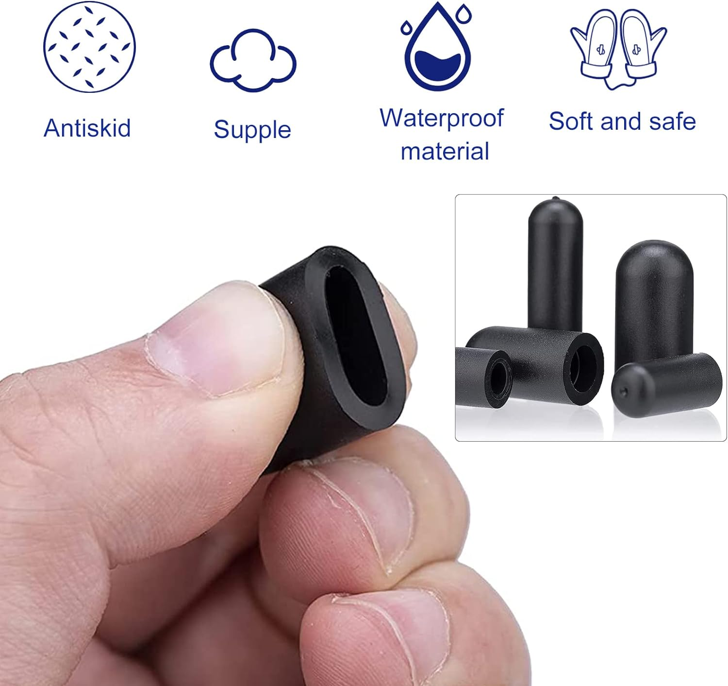 110 PCS Vacuum Caps Assortment, Vacuum Plugs Hose End Cap, Rubber Vacuum Caps Kit for Carburetor, Manifold, Automotive, 3/16'' 5/16'' 7/32'' 1/4'' 5/32'' 3/8'' 1/8'' 1/2'' 5/8'' image number 2