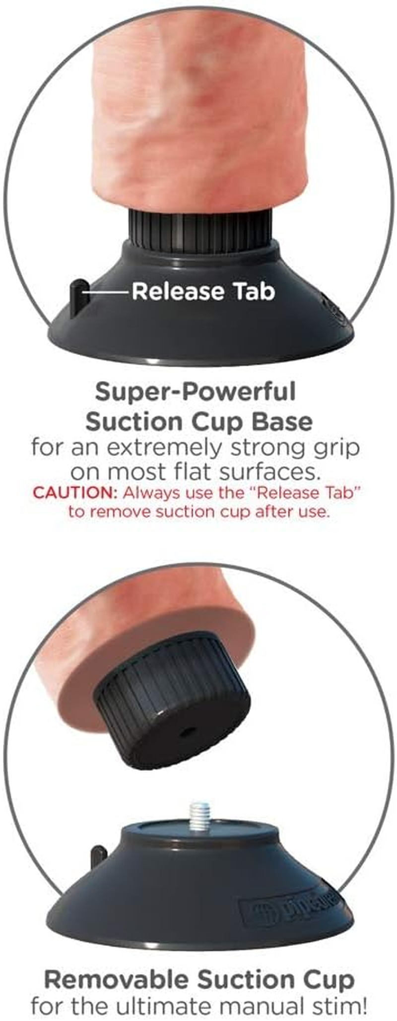 King Cock Vibrating Dildo, Beige image number 3