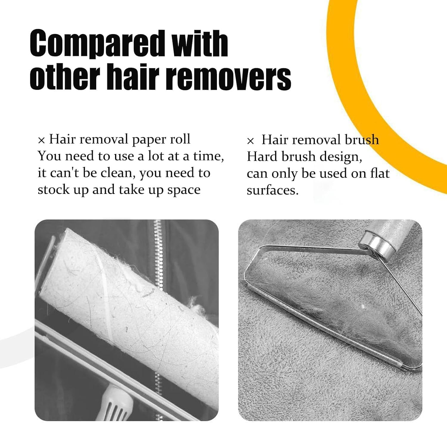 QFFAFAR Pet Hair Remover, Pet Grooming Gloves, Cat Hair Glove, Electrostatic Removal Gloves for Pet Hair, Pet Hair Remover Gloves for Dog Cat, Reusable, for Carpet Clothing Furniture image number 2