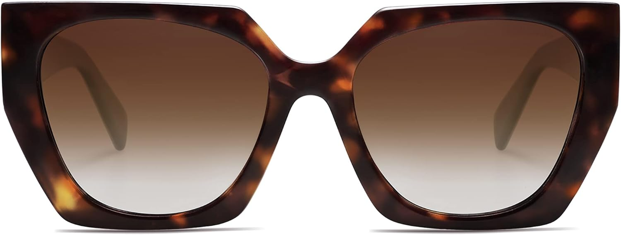 SOJOS Retro Cateye Polarized Oversized Sunglasses Womens Vintage Square Designer Sunnies SJ2205