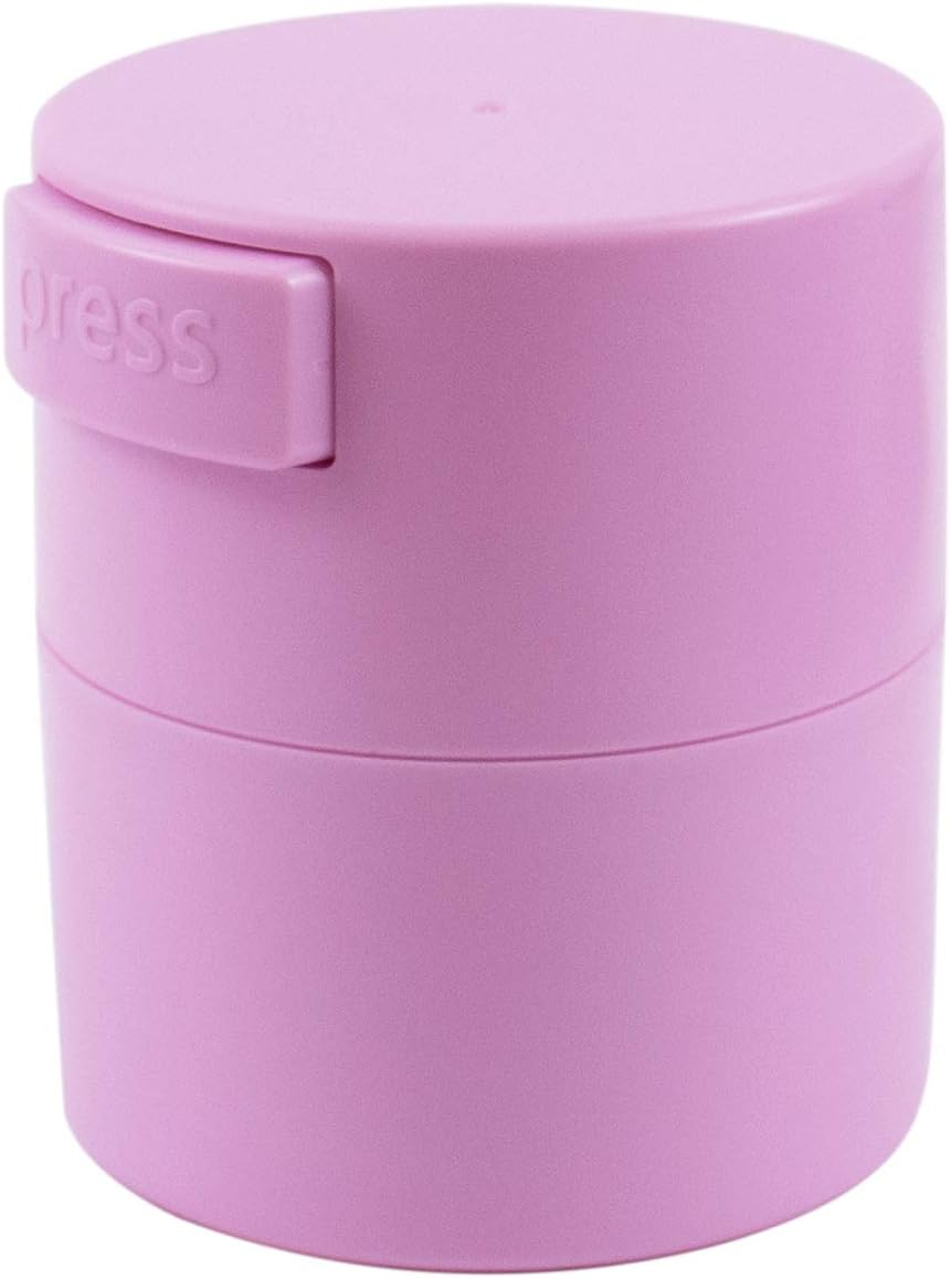 AUEAR, Eyelash Glue Storage Tank Lash Extension Organizers Activated Carbon Sealed Storage Jar Leak Proof Container Cylinder (Pink)