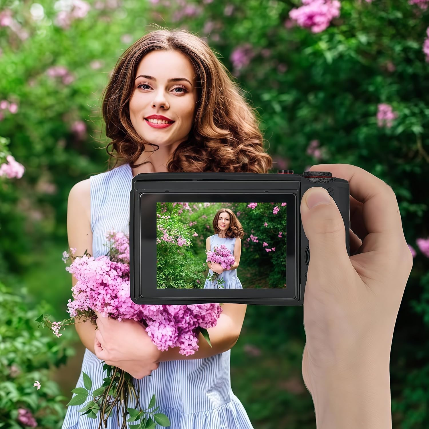 Silicone Case for Canon G7X Mark III Camera Case with 3 Pcs Sreen Protectors,Detachable Lens Cover for Canon G7 X Mark III Cover Black - White image number 3