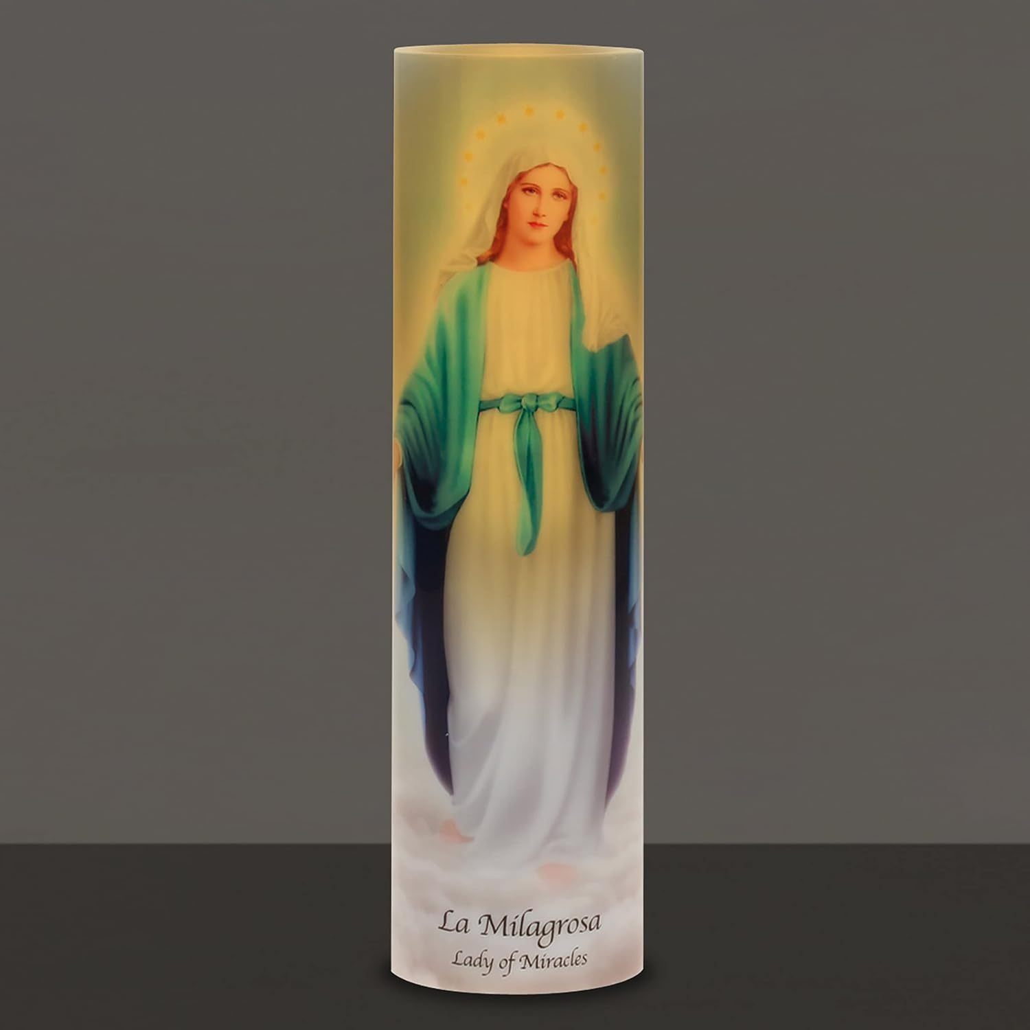 Stonebriar Lady of Miracles Flameless LED Devotional - Holy Spirit image number 2