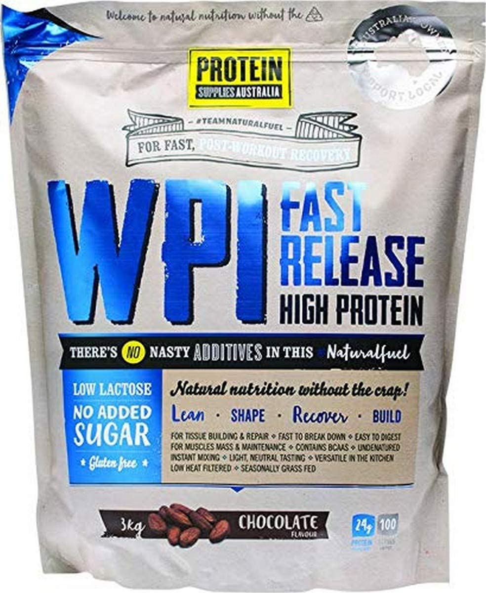 Protein Supplies Australia Pure Whey Protein Isolate Powder 500 G , , Pure 500 Grams
