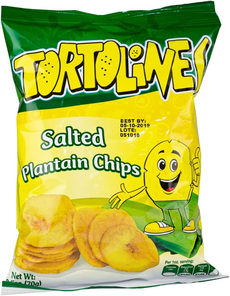 Tortolines Salted Plantain Chips 70 G