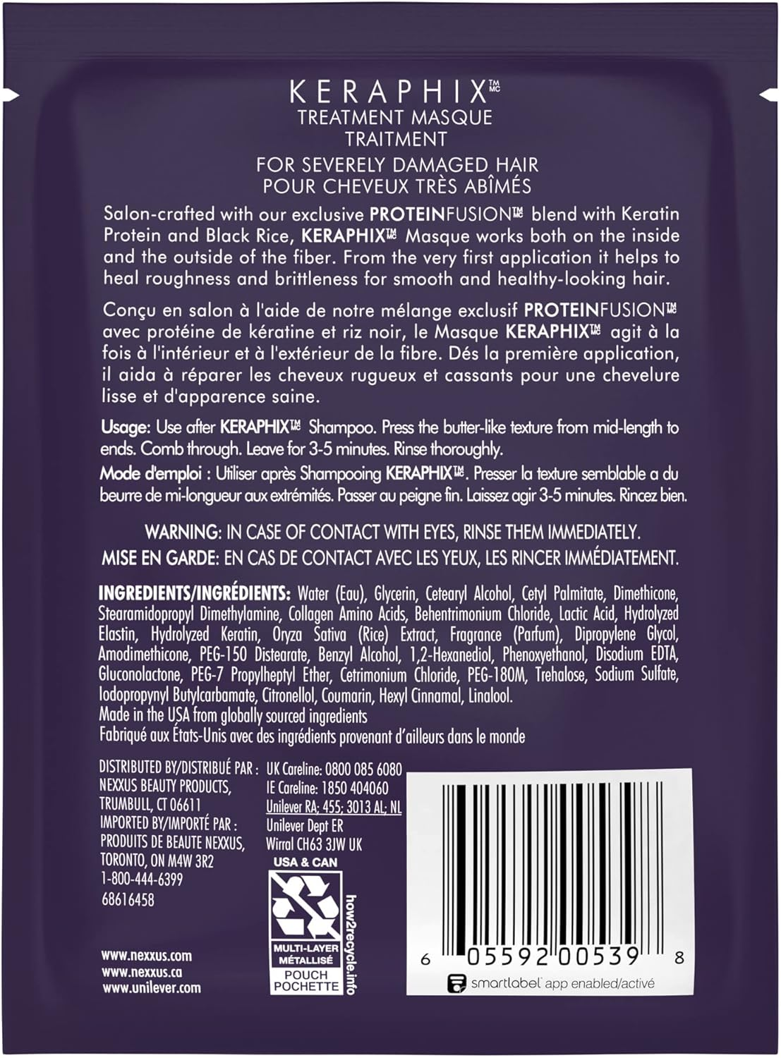 Nexxus Keraphix Second Step Severe Damage Hair Masque, 1.5 Oz image number 2