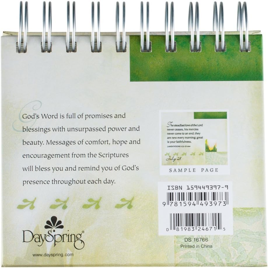 Dayspring Promises & Blessings Daybrightener Perpetual Calendar
