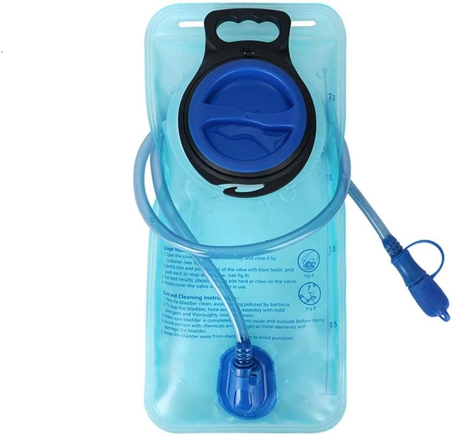 Hydration Bladder, 2L Water Reservoir, Replacement Water Bladder BPA Free, Leak Proof Hydration Pack for Running Cycling Hiking Camping Climbing image number 4