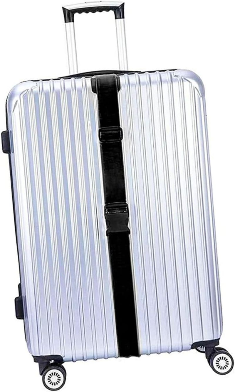 TEMPNAP 5Pcs Adjustable Black Suitcase Belts with Combination Lock Luggage Straps for Travel Suitcases Packing and Securing Baggage image number 3