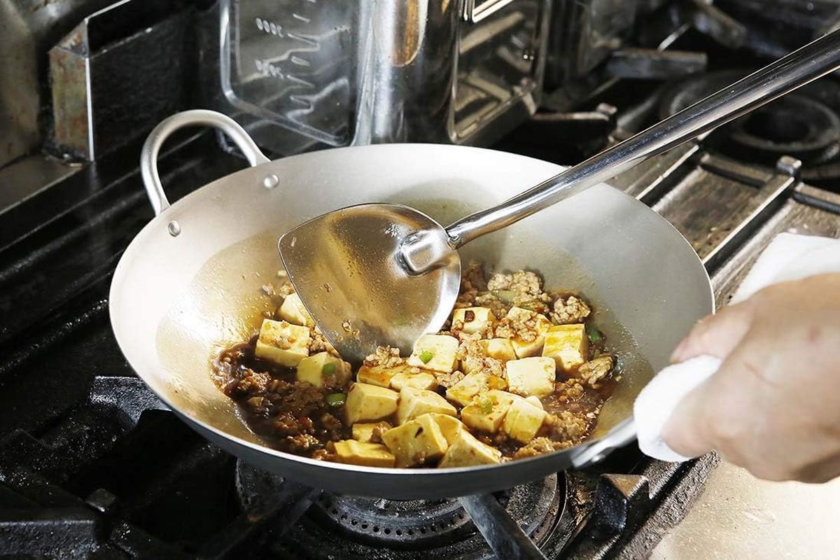 EBM Pure Titanium Ultra Lightweight Chinese Double Handed Pot, 11.8 Inches (30 Cm) image number 3