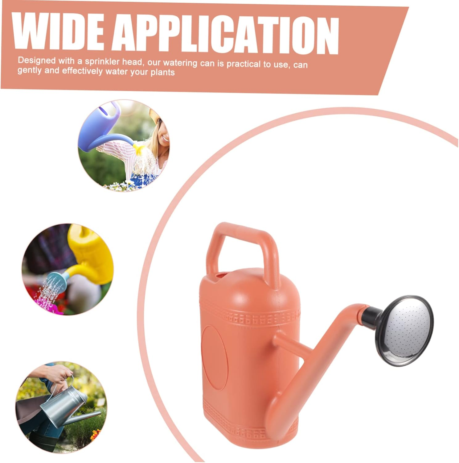 Watering Can with Spout for Garden and Indoor Plants Large Capacity Watering Pot and Safe Water Sprinkler for Care image number 3