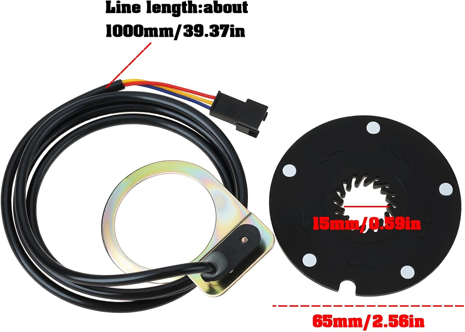 Create Idea 2X 5 Magnets E-Bike Power Pedal 1:1 Assistant Sensor Speed Sensor Cycling Accessory Kit image number 1
