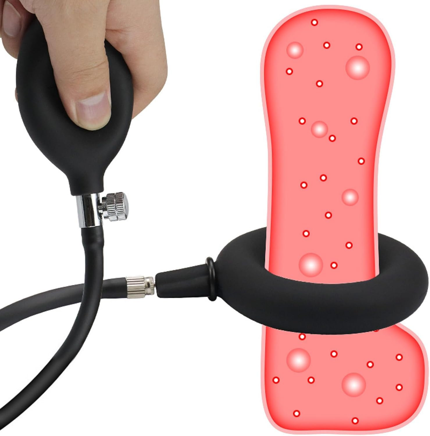 VCOOTS Penis Rings Silicone Cock Ring Sex Toy for Erection Enhancing, Long Lasting Stronger Adult Trainer image number 3