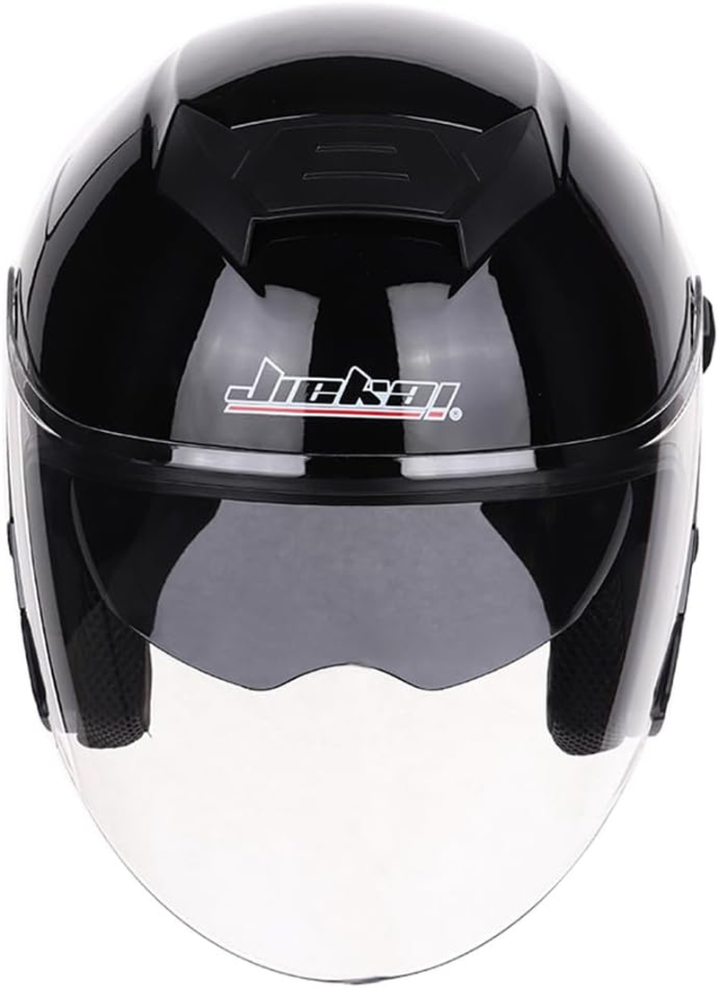 Open Face Motorcycle Helmet ECE Approved Half Casco Fit Men Women ATV Moped Scooter Helmets image number 5