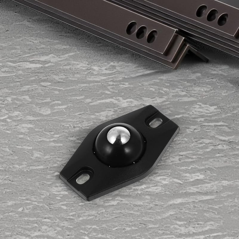 Gatuida 8 Pcs Self-Adhesive Ball Pulley Wheels 360 Swivel Mini Casters for Furniture and Appliances Easy Peel and Stick Installation Smooth Mobility for Home and DIY Use image number 1