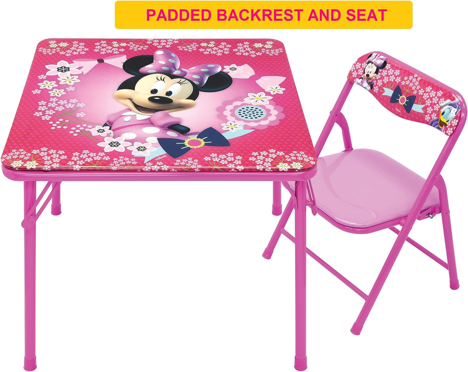 Minnie Mouse Blossoms & Bows Jr. Activity Table Set with 1 Chair image number 2