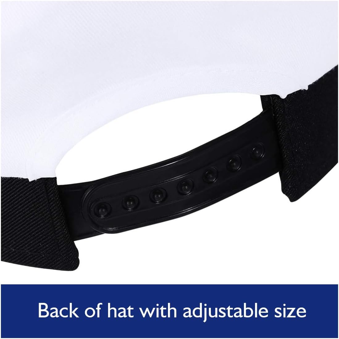 Yacht Captain Hat,Costume Accessory for Navy Masquerade Party,Marine Admiral Adjustable Hat image number 3