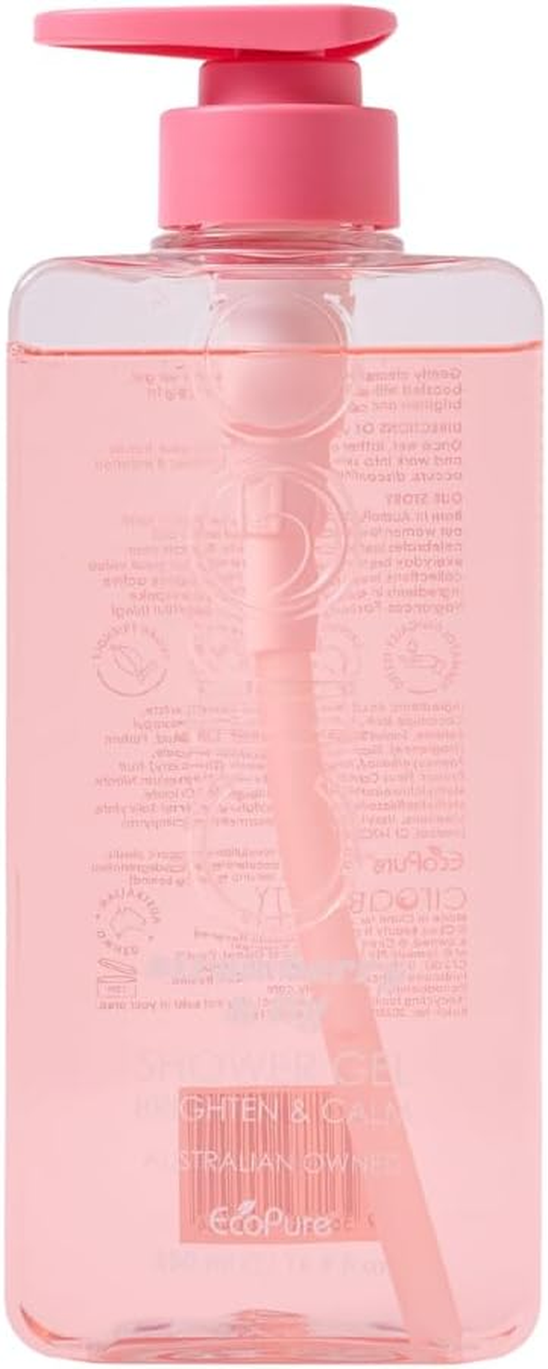 Strawberry & Fig Shower Gel 500Ml | with Strawberry & Fig Extracts | Brightens & Calms | Gently Cleanses Skin | Sweet Fruity Scent | Vegan image number 1