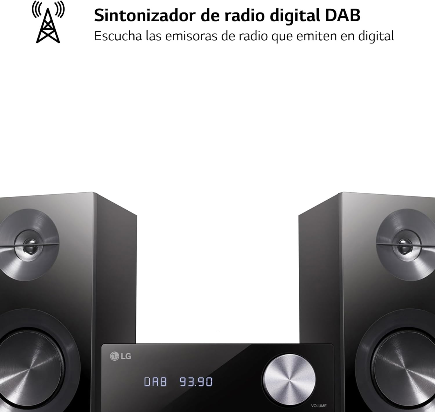 LG CM2460DAB Mini Hi-Fi System with Digital Radio image number 2