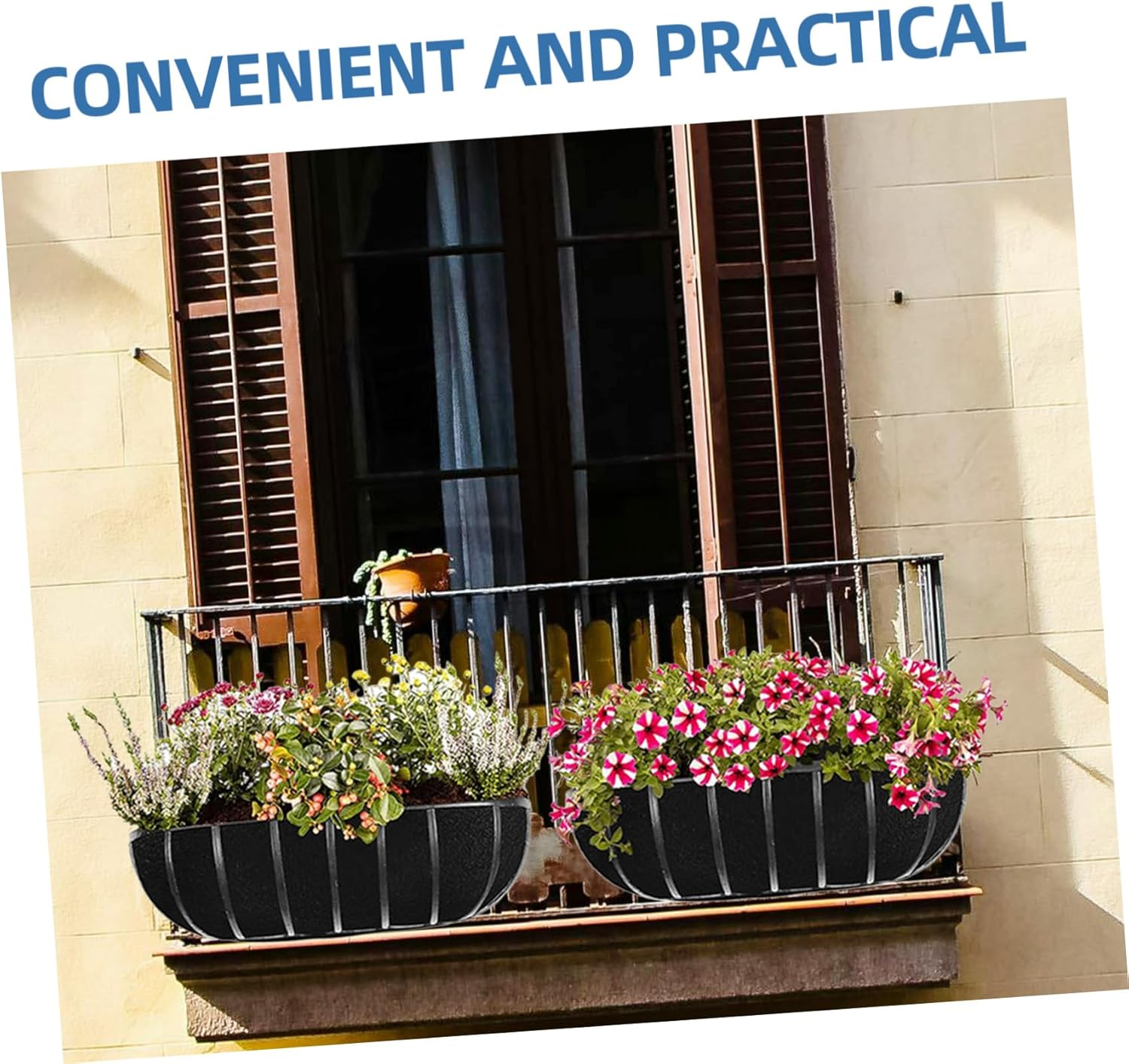 3Pcs Planter Liner Set Felt Liners for Planters Safe Delicate Easy Replacement for Hanging Baskets image number 4