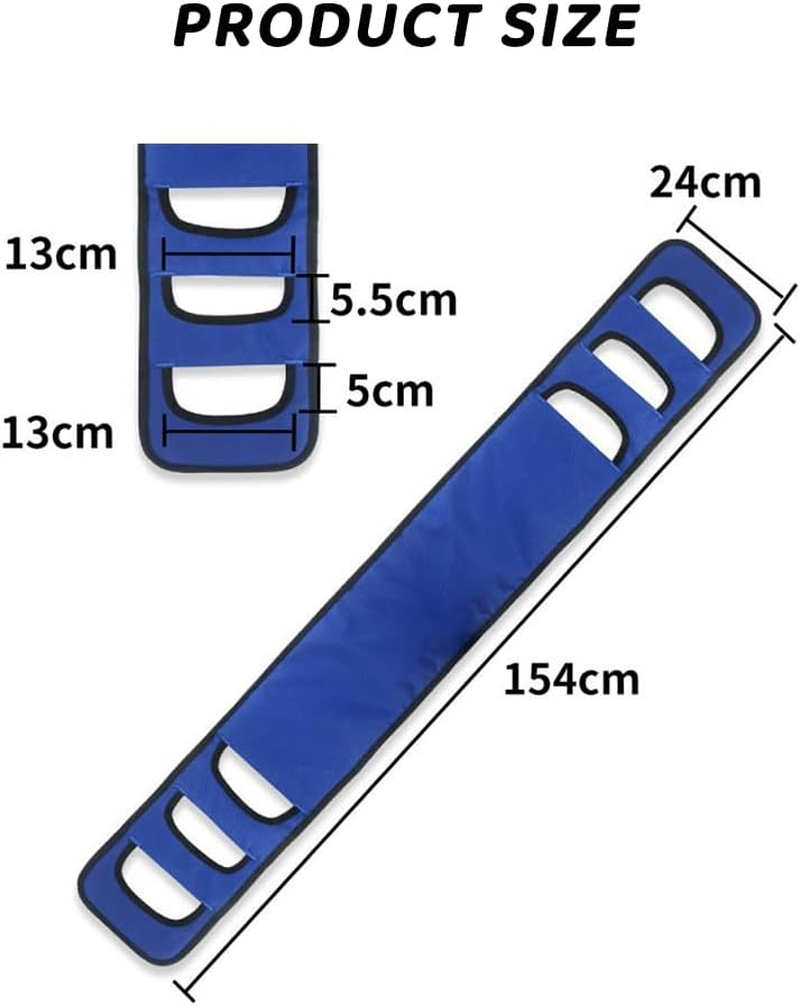 Padded Transfer Belt &ndash; Mobility Standing Assist Sling for Seniors, Handicap and Bariatric Patients, Lift Aid for Safe Transfers from Bed, Car and Chair image number 4