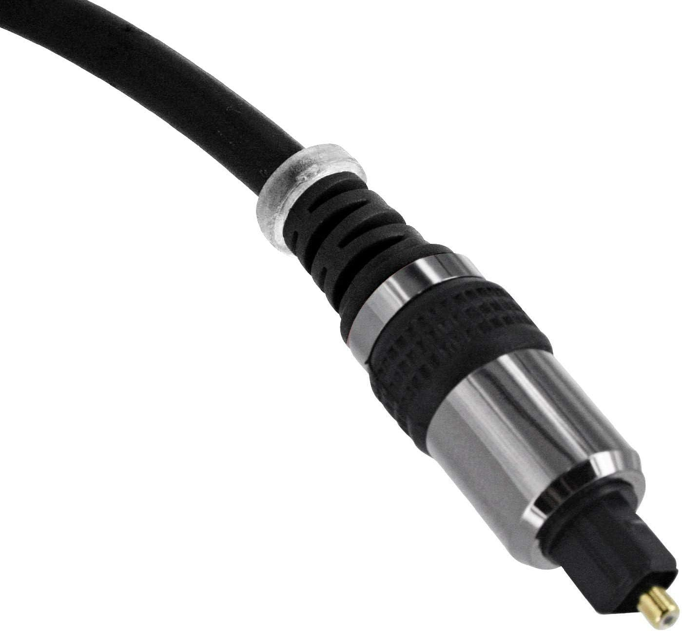6M Selby Optical Digital Audio Cable Toslink Lead Black Home Theatre Hi-Fi image number 1