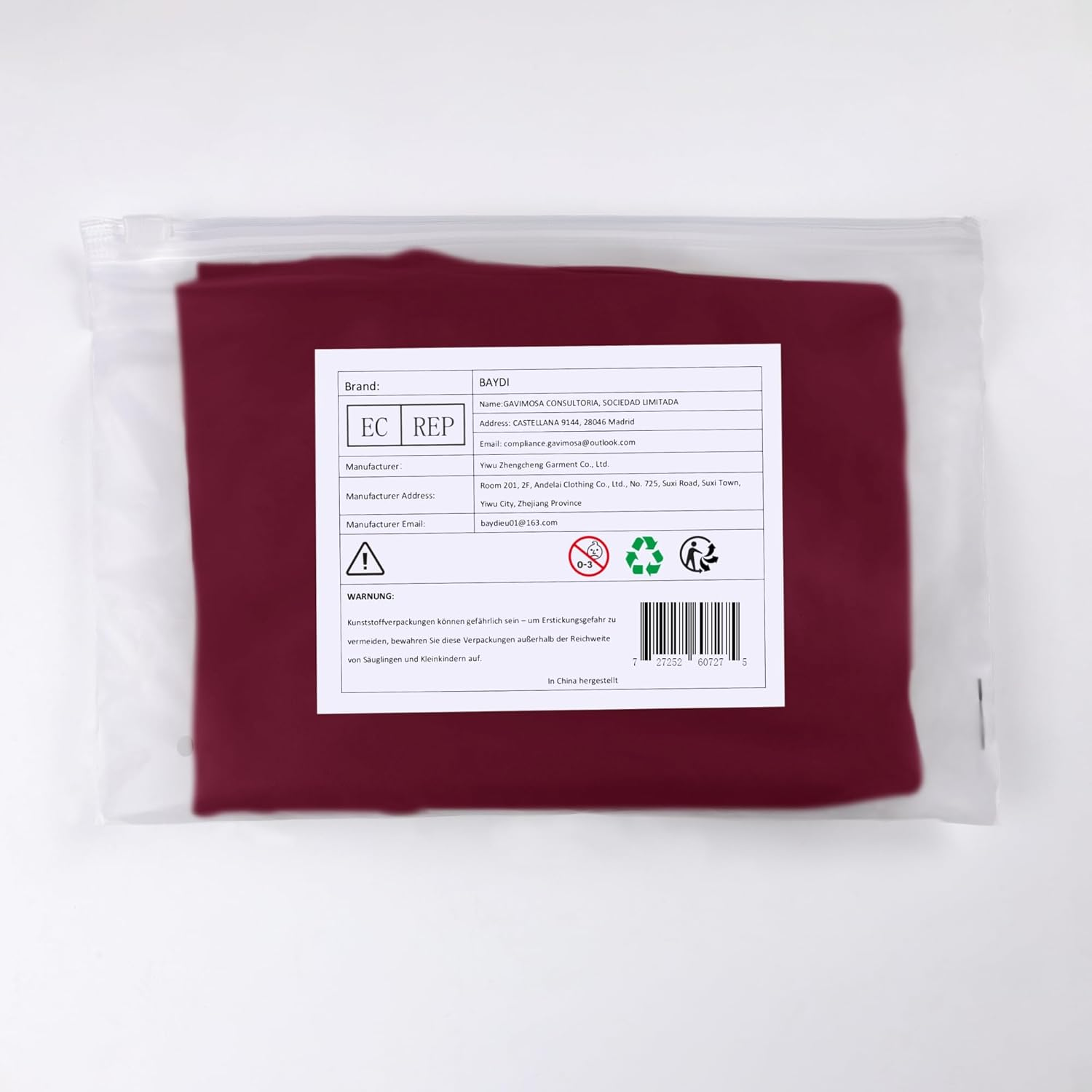 BAYDI Creamlush Women'S Pregnancy Leggings with Adjustable Abdominal Support, Soft High Waist Maternity Leggings, Opaque Maternity Trousers, Comfortable for Yoga, Leisure, Pyjamas, 1 Pack - Burgundy image number 2