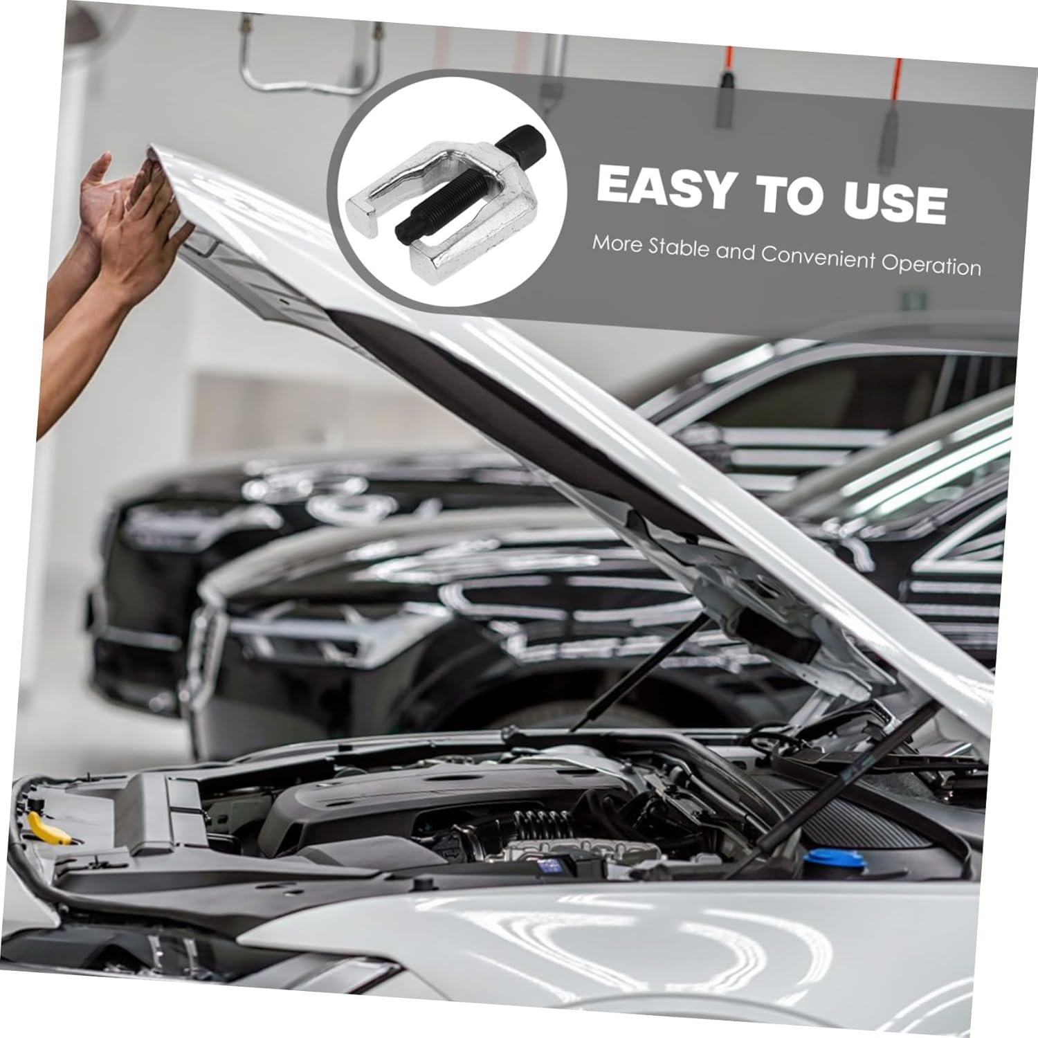 Gatuida Car Ball Joint Puller Automotive Repair Tool Ball Joint Separator Yoke Puller image number 6