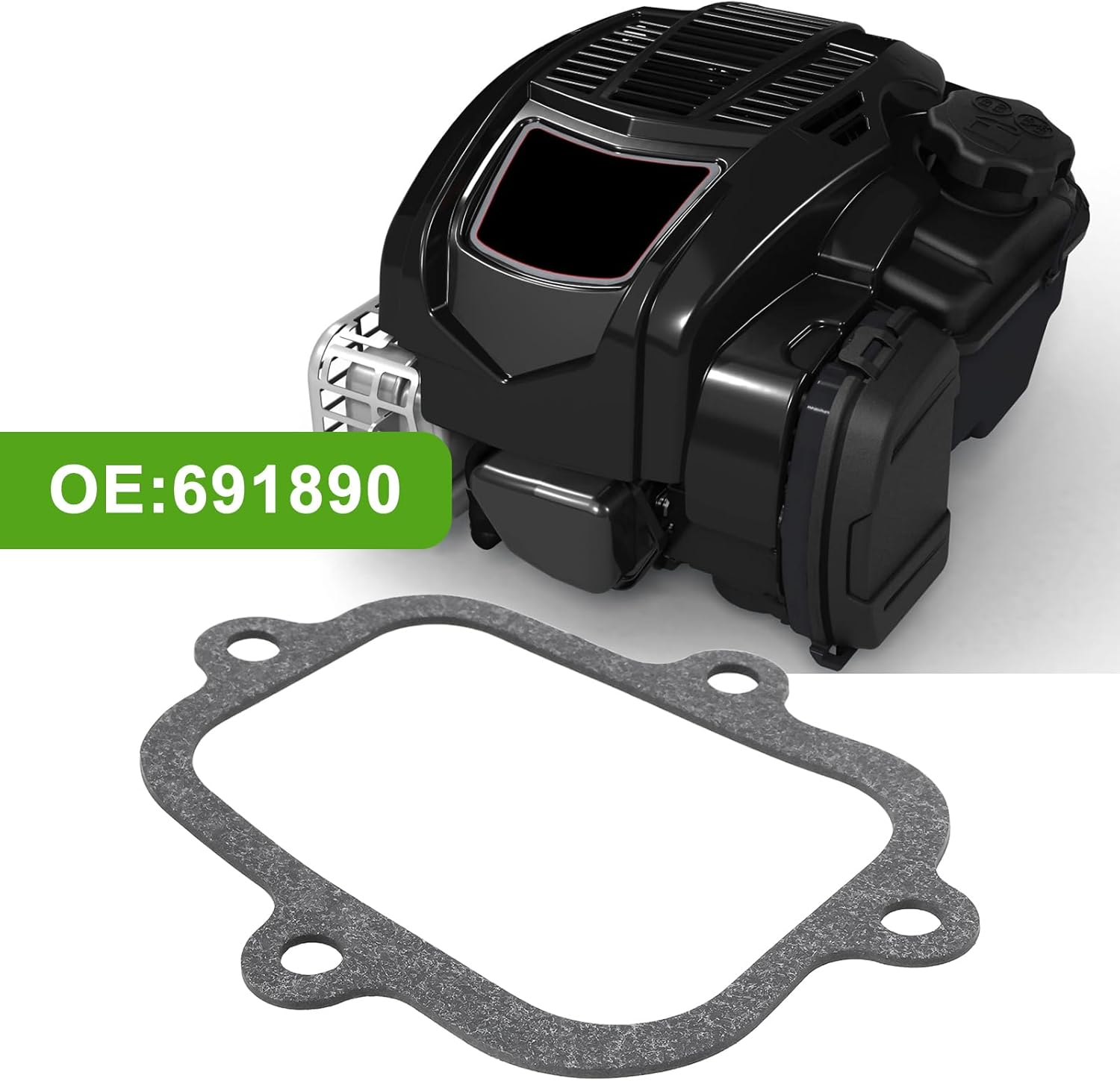Ecsing 2PCS Rocker Cover Gasket 691890 Compatible with Briggs & Stratton Engine 693790, 694326, 555523 image number 5