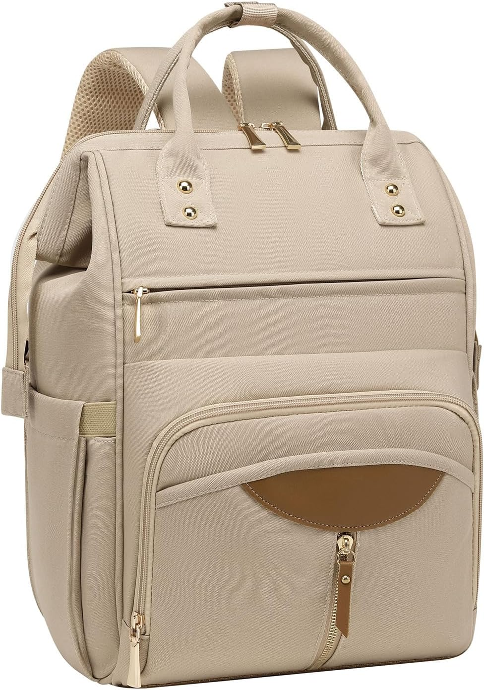 Bopeep Nappy Changing Bag, Multifunctional Waterproof Travel Diaper Bag Backpack with Diaper Changing Pad Baby Care Bag with Stroller Straps Baby Stuff Travel Backpack