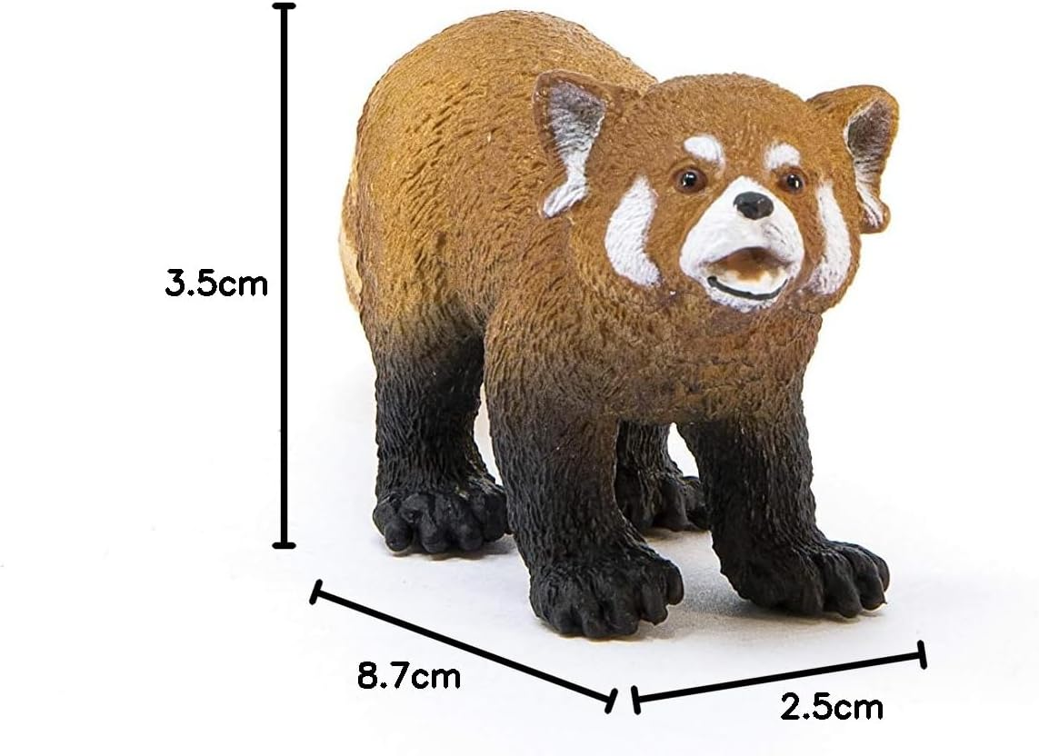 Schleich Wild Life Realistic Red Panda Figurine - Authentic and Highly Detailed Animal Toy, Durable for Education and Fun Play, Perfect for Boys and Girls, Ages 3+ image number 1