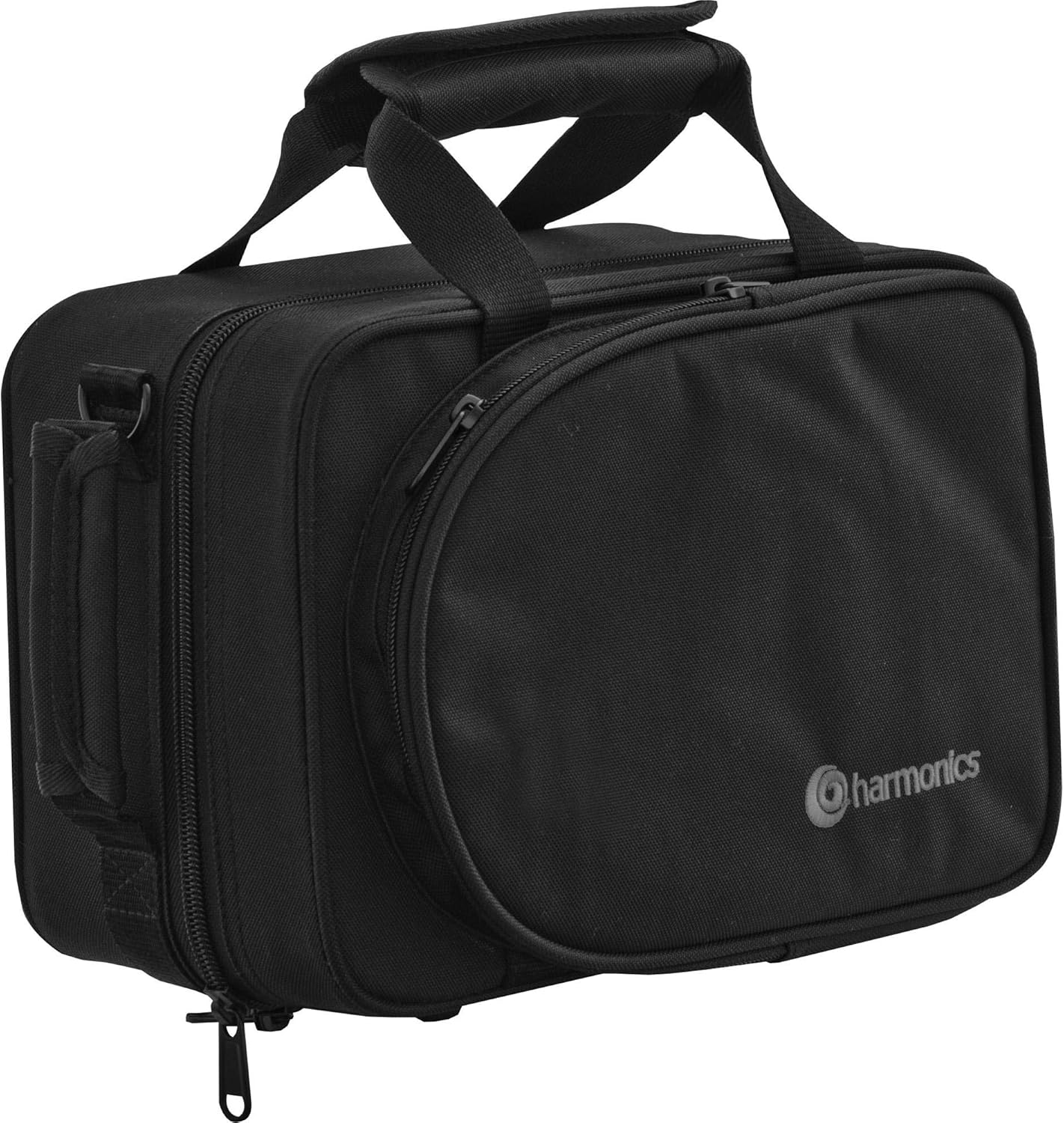 Harmonics Small Trumpet HMT-500L Bb Mini Pocket Trumpet Brass Instrument Gold Lacquer with Soft Carrying Case image number 1