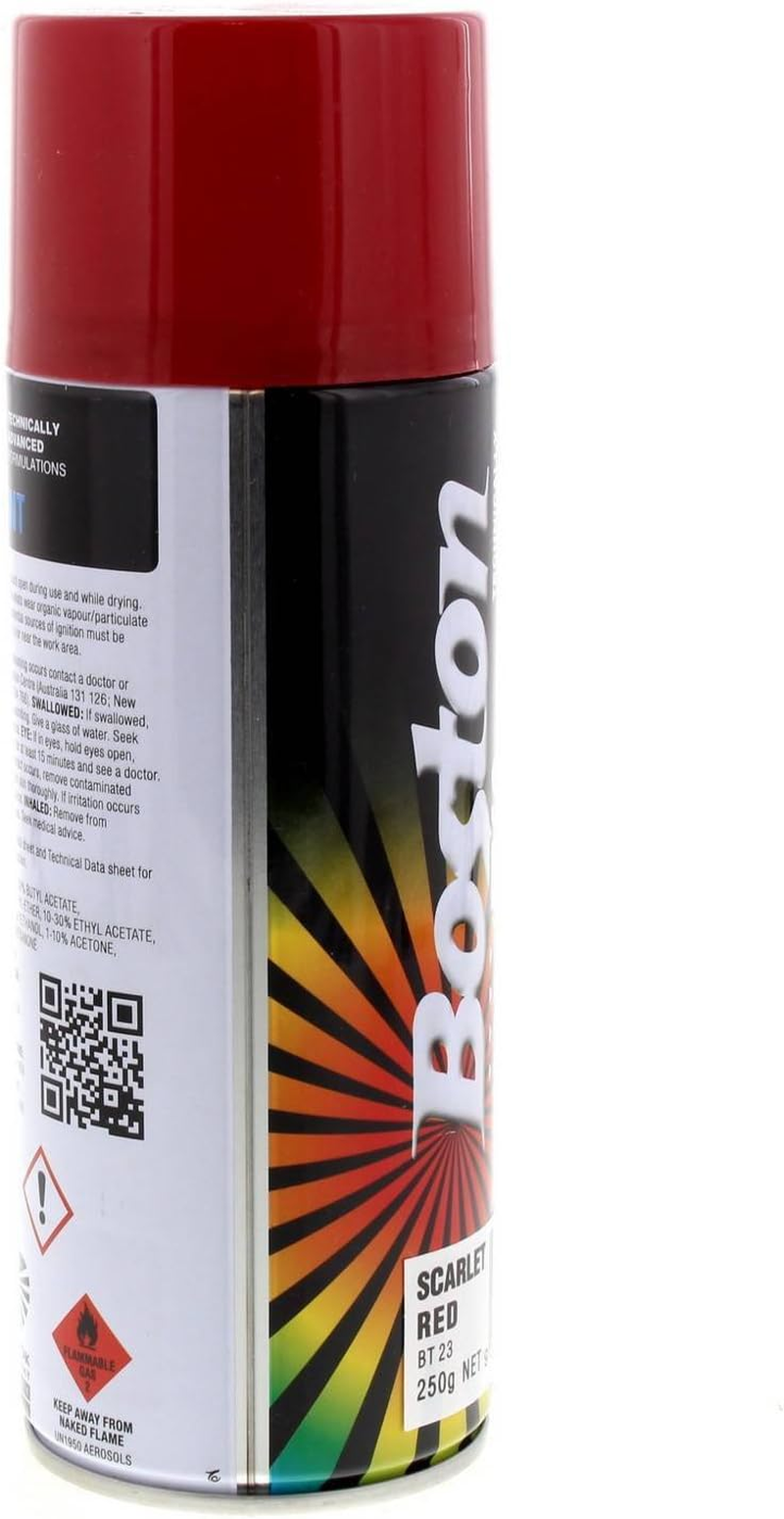 Boston Spray Paint 250 Gram Scarlet Red image number 2
