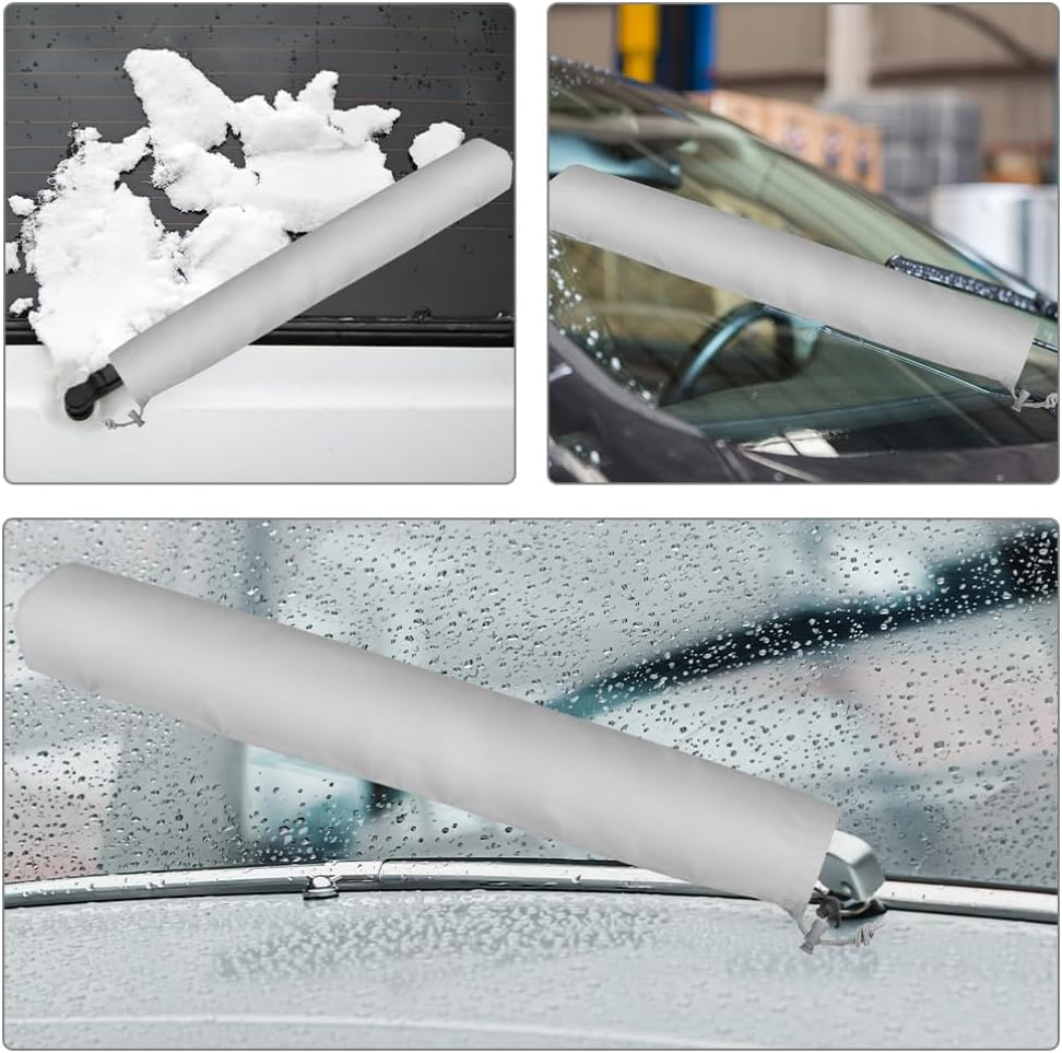 Iplusmile Windshield Wiper Automotive Wiper Guards Rain Sleeves for Birds and Dust Material for Rvs and Cars image number 6