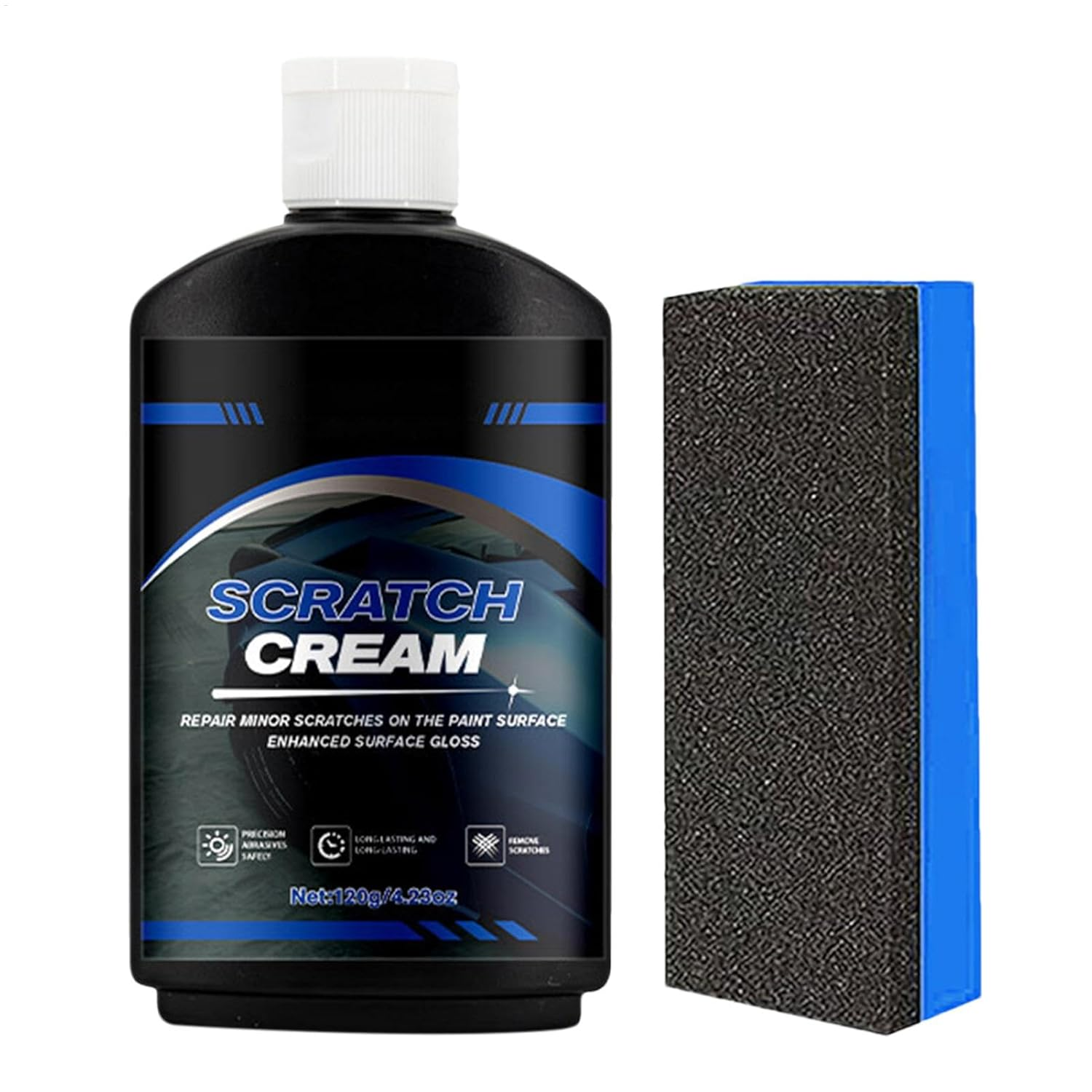 Car Scratch Repair - Paint Restorer Repair Scratches - Auto Scratch Remover & Polishing Wax, Automotive Paint Repair for Car Refurbishment image number 6