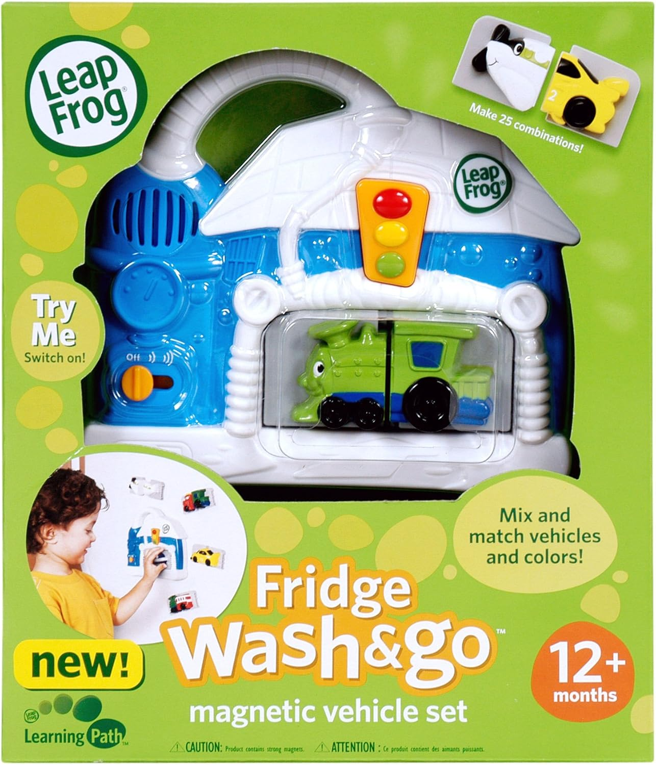 Leapfrog Fridge Wash & Go Magnetic Vehicle Set image number 2