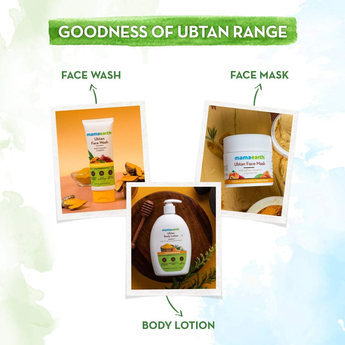 Mamaearth Ubtan Natural Face Wash with Turmeric & Saffron Skin Brightning 100 Ml image number 4