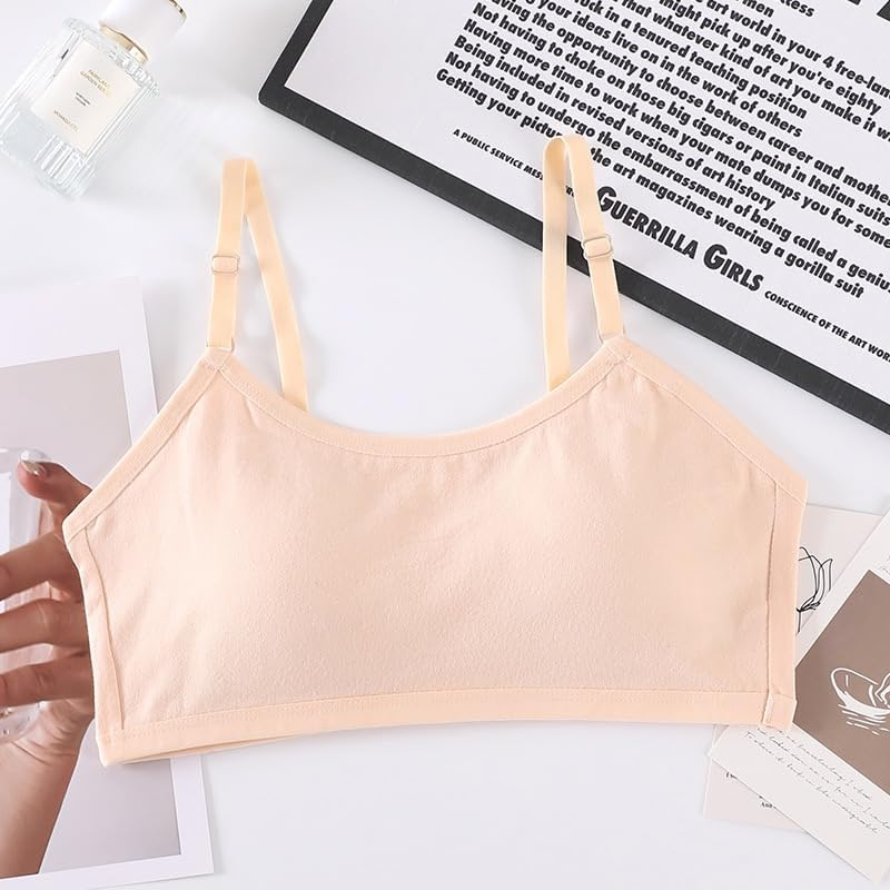 Big Girls Bra Comfort Flex Fit Seamless for Girl Teens with Adjustable Straps, Pull-On Design - Multi-5Pack image number 6