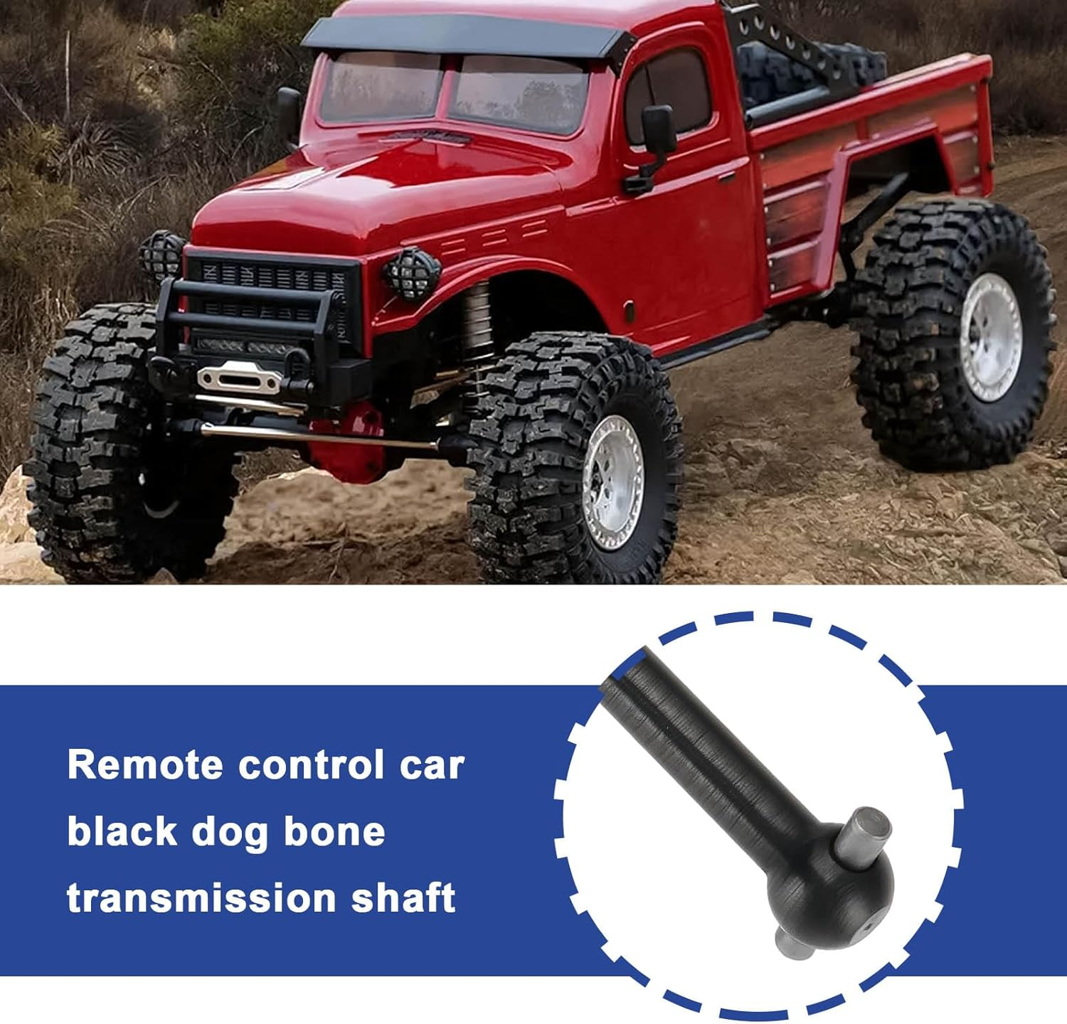 4Pcs RC Car Drive Shafts 63Mm/57Mm Dog Bone Drive Shaft Centre Drive Joint Accessory Suitable for Common 1:6 1:8 1:10 1:12 RC Car Models image number 4