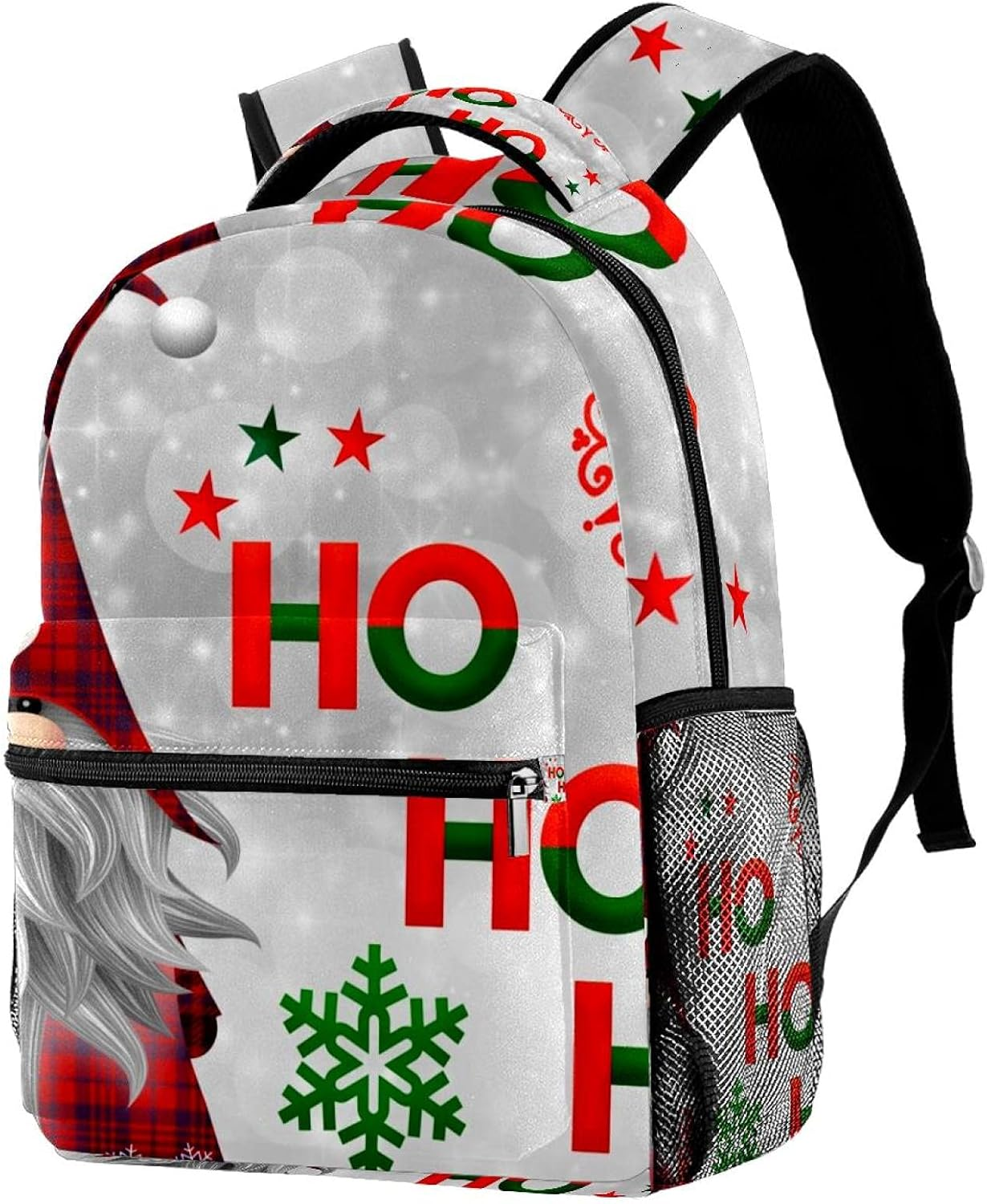 Christmas Backpack Students Shoulder Bags Travel Bag College School Tote Backpacks image number 4