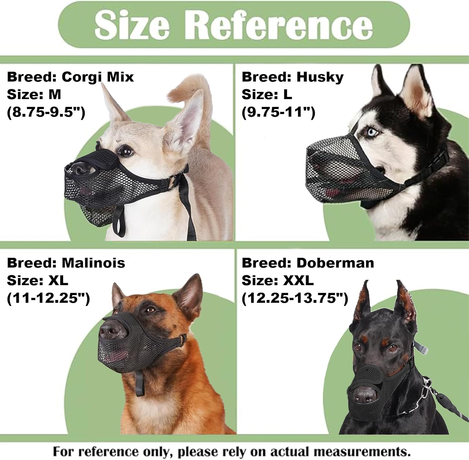 Dog Muzzle for Large Medium Small Dogs,Breathable Air Mesh Muzzle for Dog to Prevent Biting Chewing Licking Eating,Soft Dog Muzzle with Front Opening Design for Drinking Panting (S) image number 1