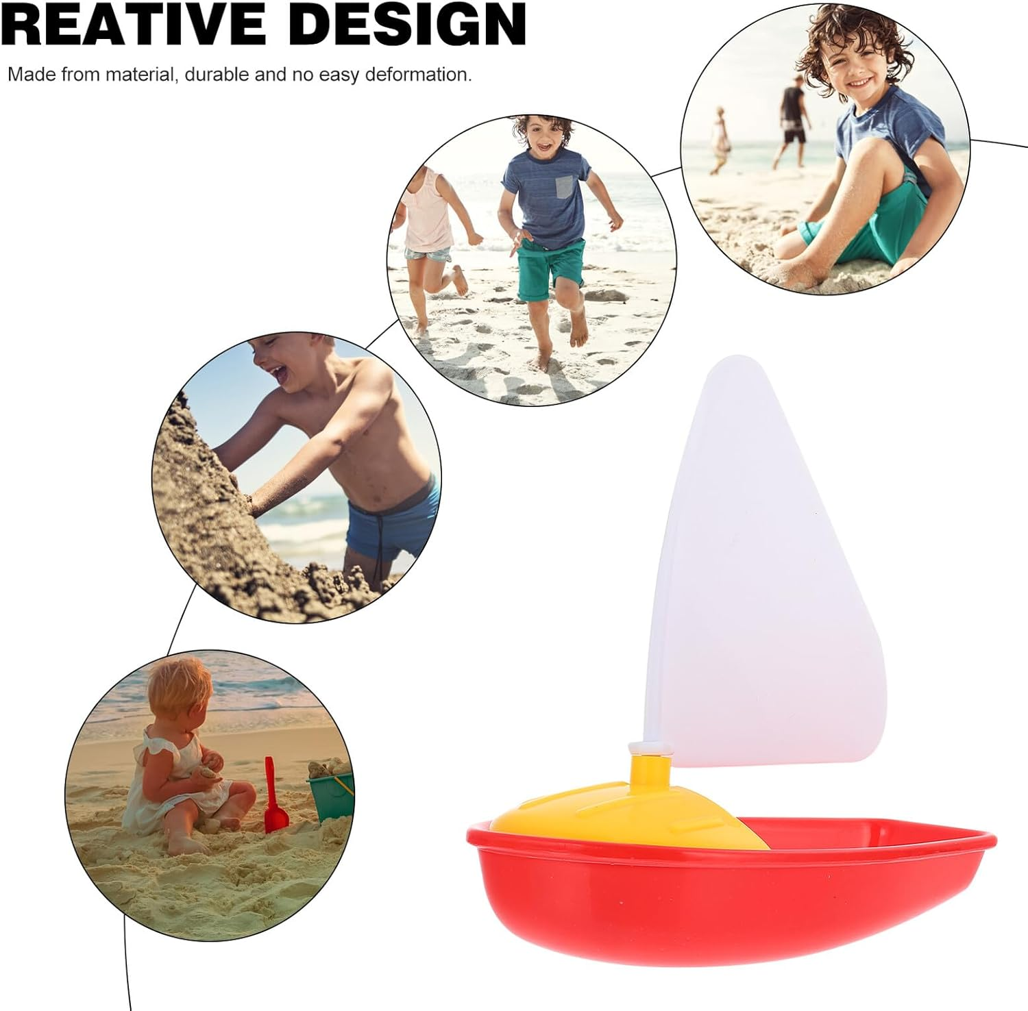 Parliky Mini Plastic Sailing Boat for Bath and Bathtub with Small Medium Large Safe Non Deformable Material Educational Water Play Random Color image number 1