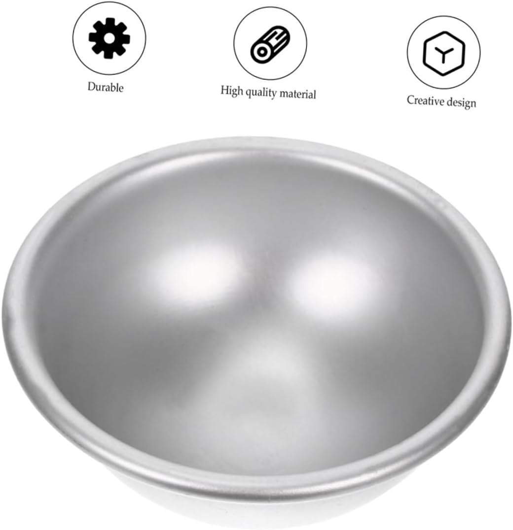 10Pcs Aluminum Mold DIY Bath Bomb Salt Mold Crafting Baking for Making Bath Bombs and Cakes at Home image number 4