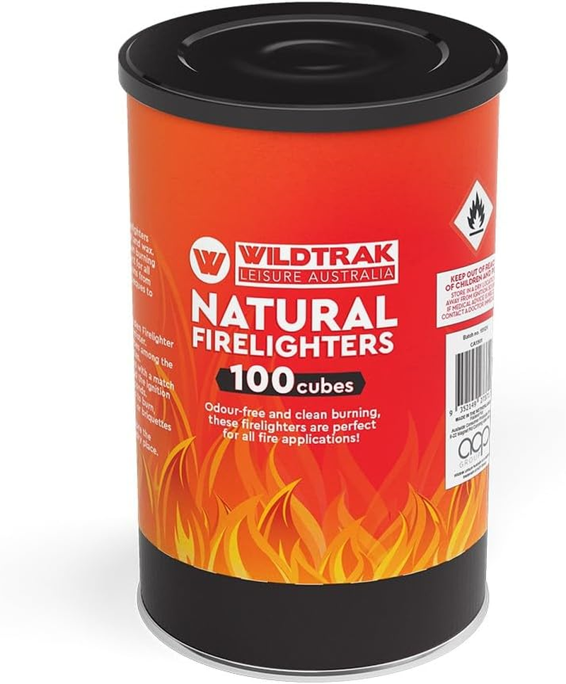 Wildtrak Natural Wooden Firelighters (100-Piece Set)