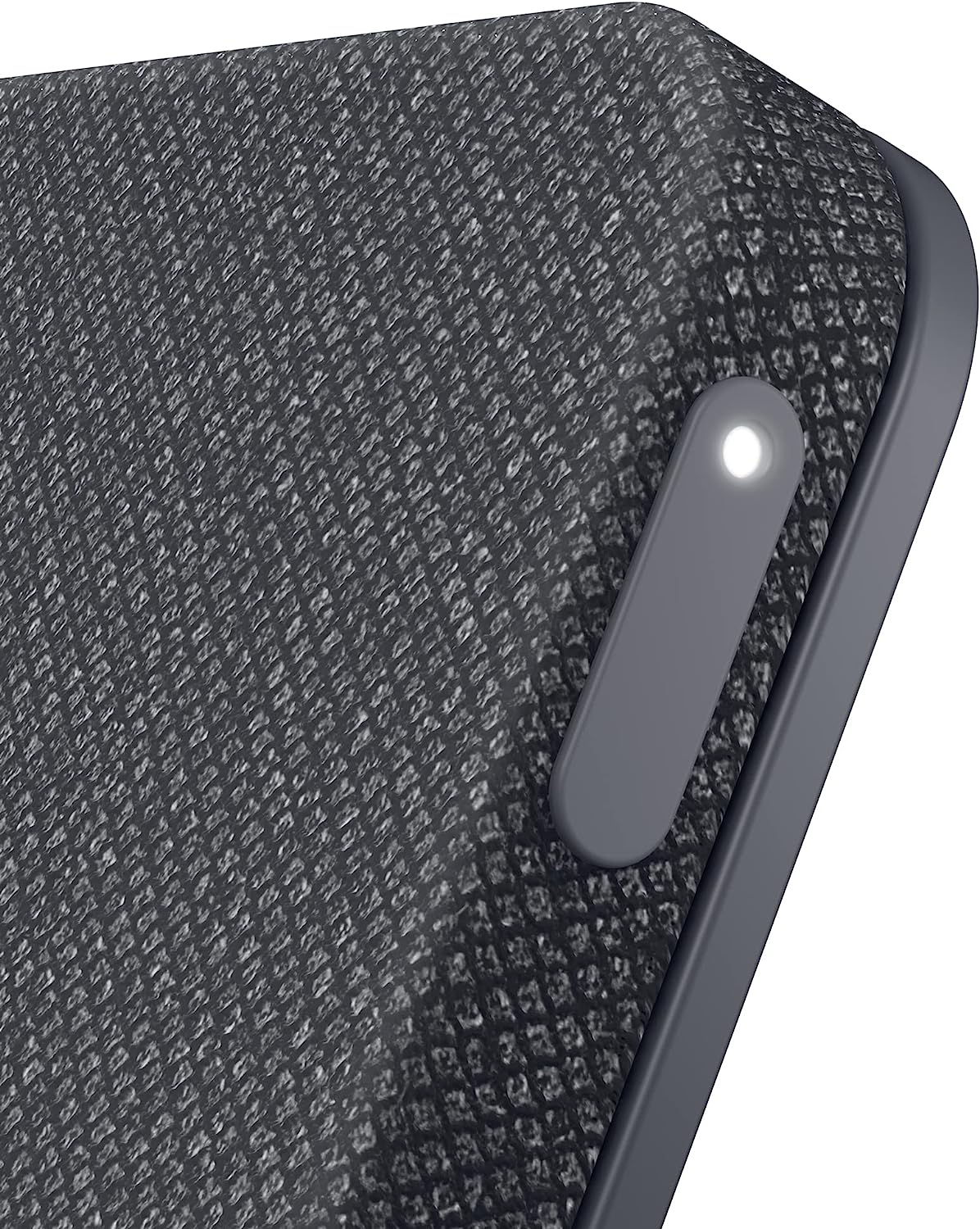 Dell Dual Charge Dock HD22Q - Fabric Wrapped Charging Stand, Type-C Connector, Qi Enabled Charging, Wake-On-Dock, Smartphone Rest, Power Button LED - Magnetite,Black image number 1